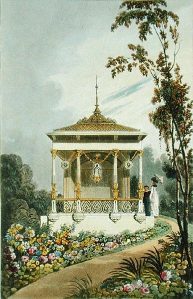 Rural Residences: An Alcove, från Ackermanns Repository of Arts av John Buonarotti Papworth