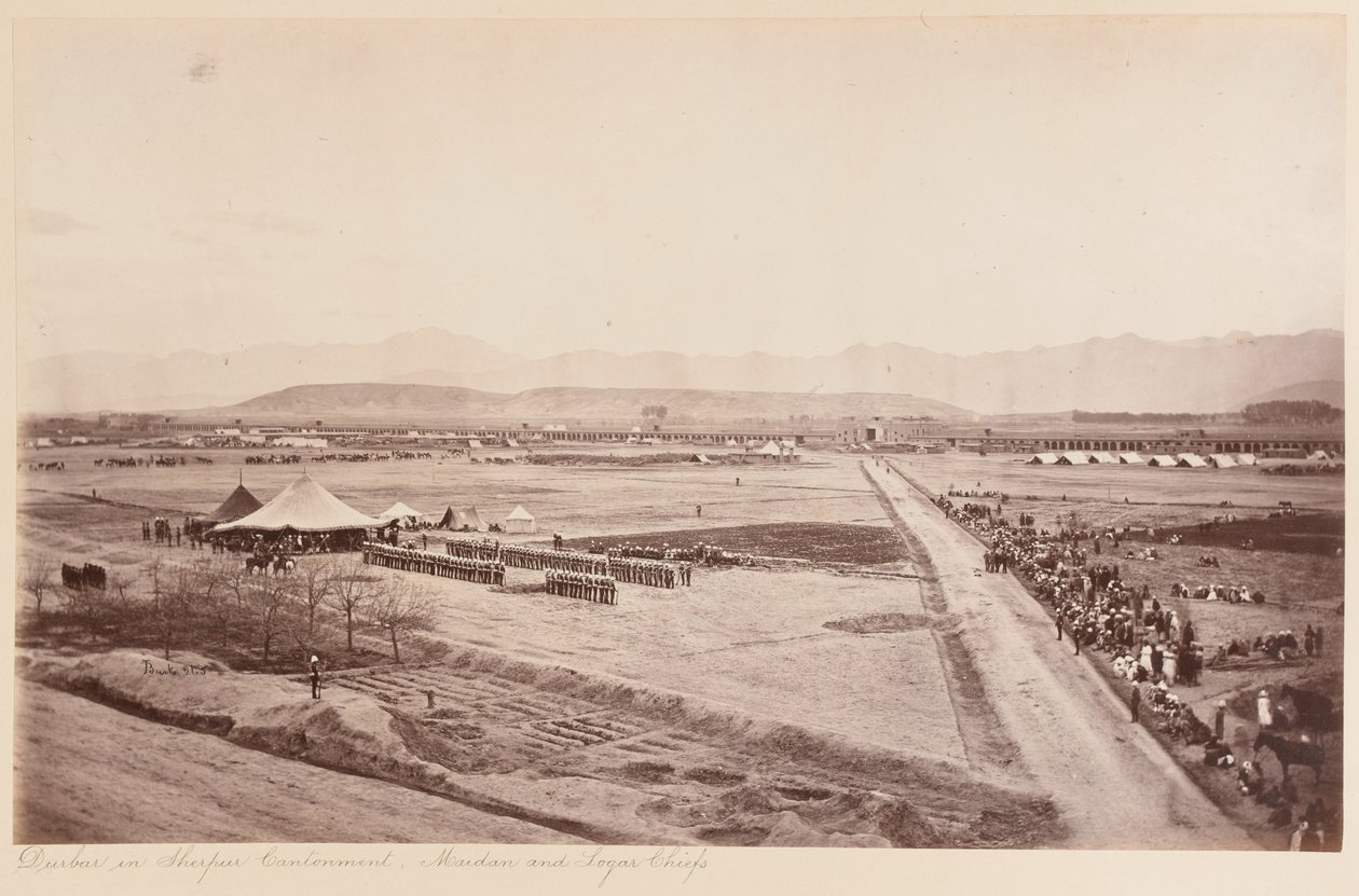 Durbar Maidan och Logar Chiefs av John Burke