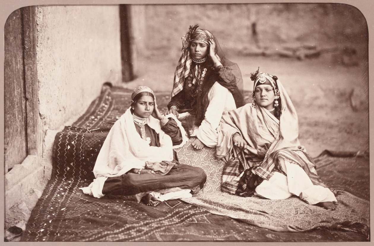 Nautch flickor, Kabul, 1879 av John Burke