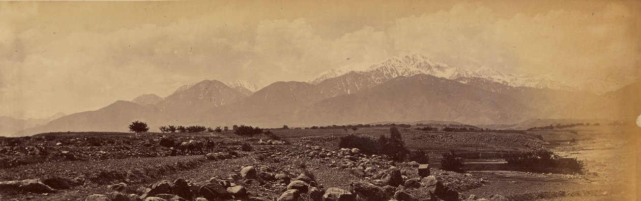 Panorama Safed Koh från Khyber till Shutar Gardan av John Burke