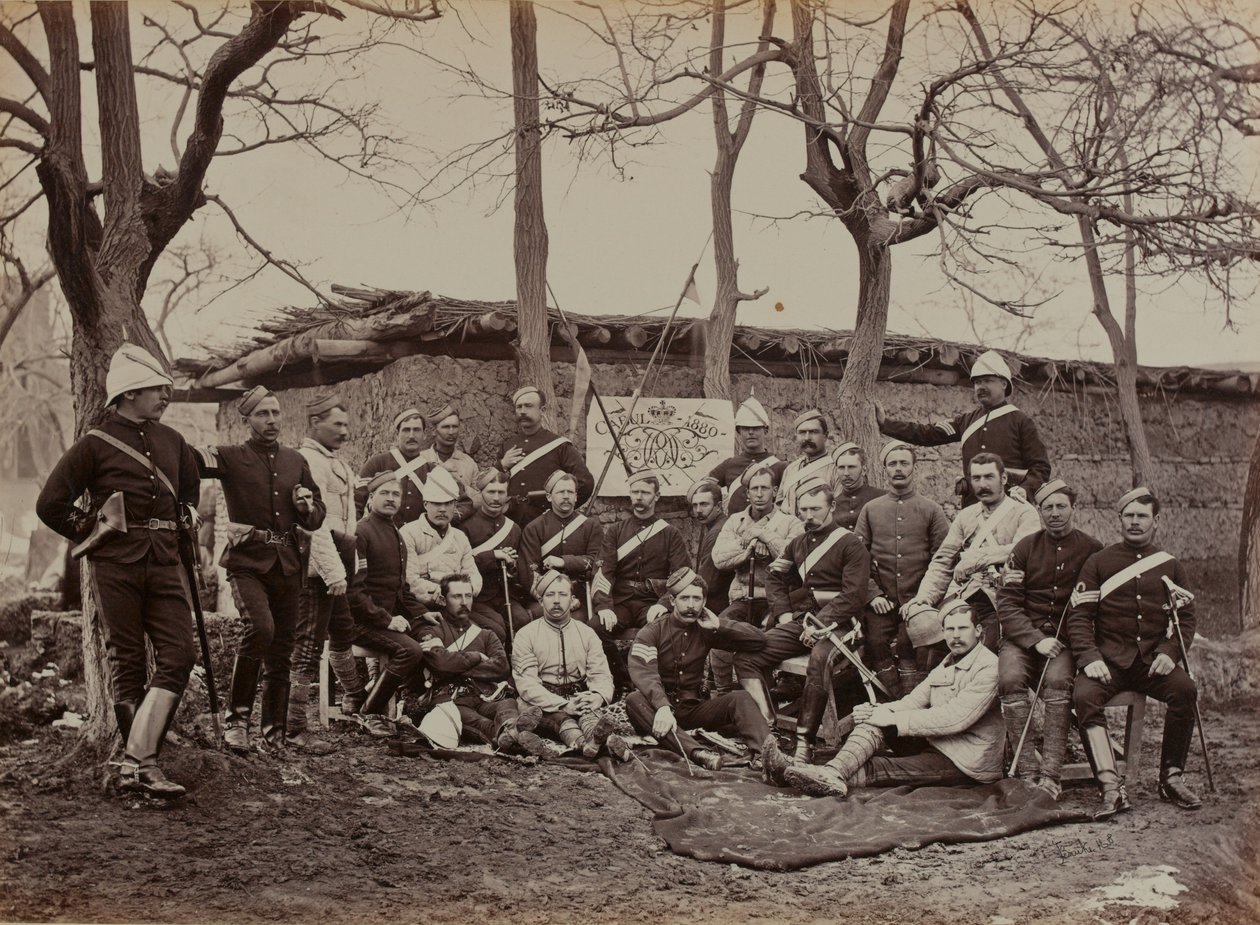 Sergeanter från 9th Lancers, Kabul av John Burke