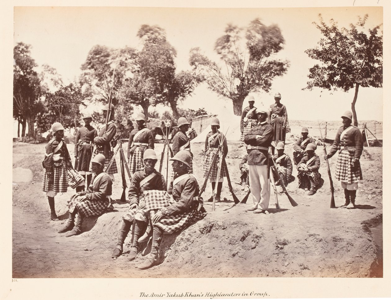 Amirs "Highland Guard", 1879 ca av John Burke