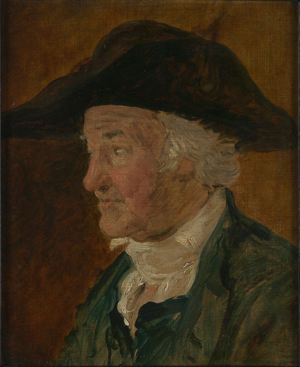 "Kommendör" Samuel Wilkes, pensionär i Greenwich, ca 1832 (målning) av John Burnet