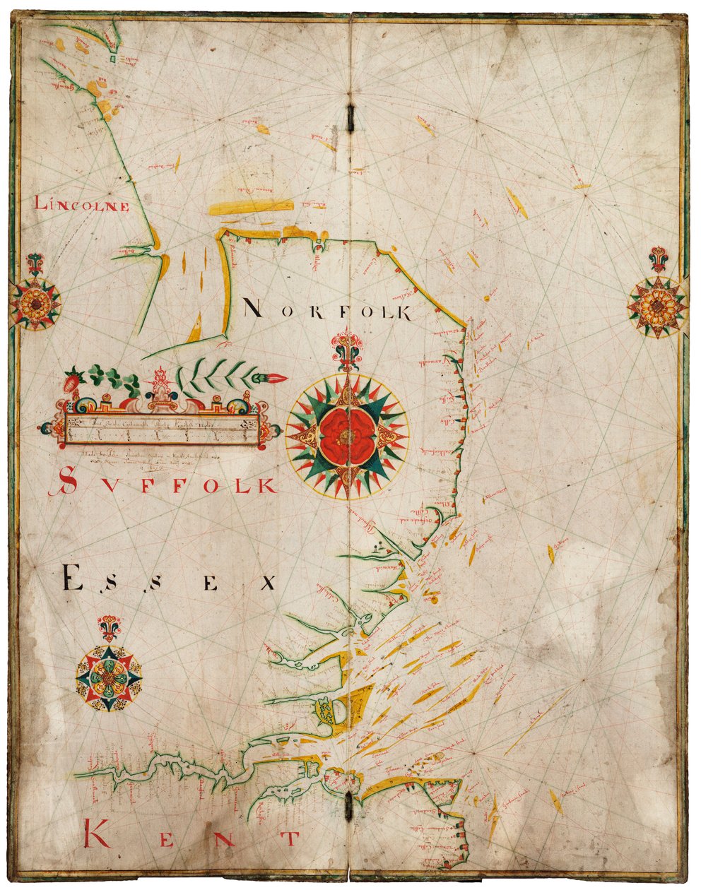 England, östkusten, Spurn Head till South Foreland av John Burston