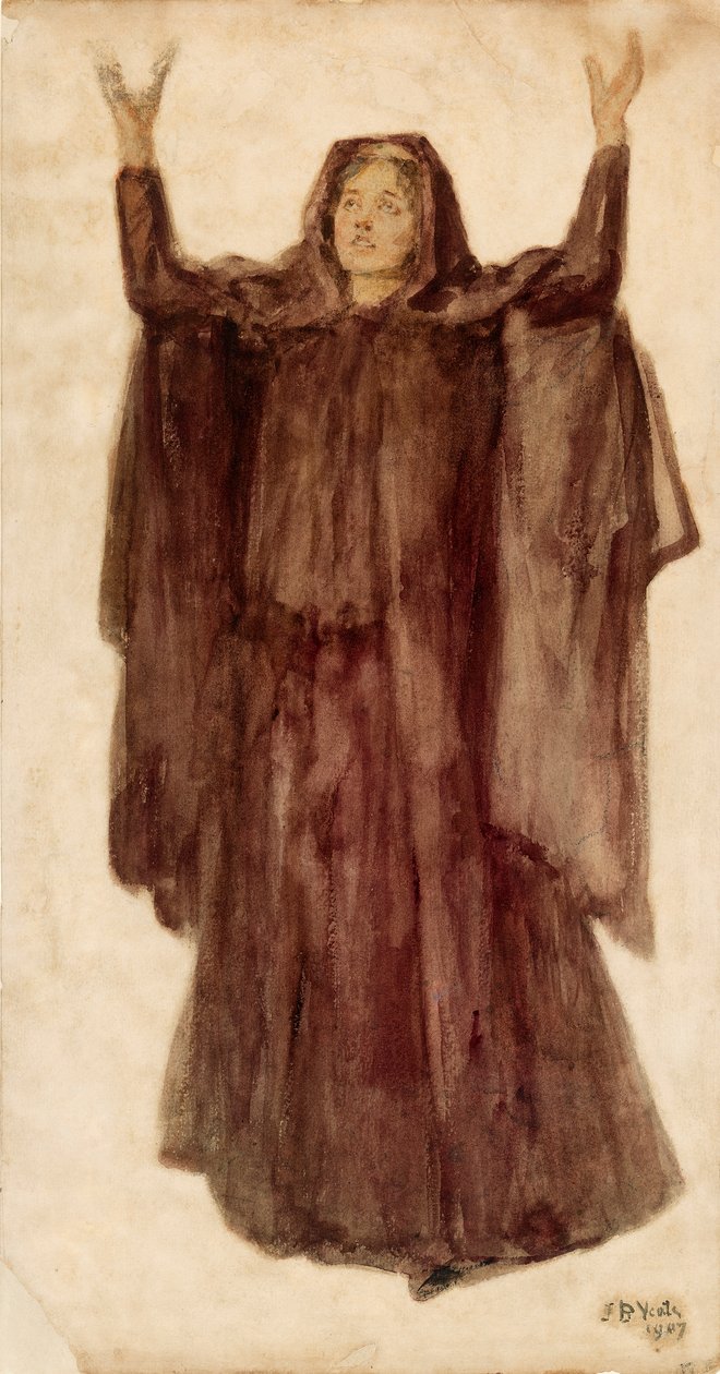 Maude Gonne McBride av John Butler Yeats