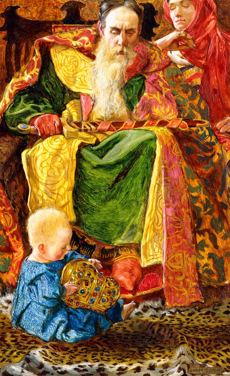 Och vem vet om han kommer att vara en vis man eller en dåre, 1901 av John Byam Liston Shaw