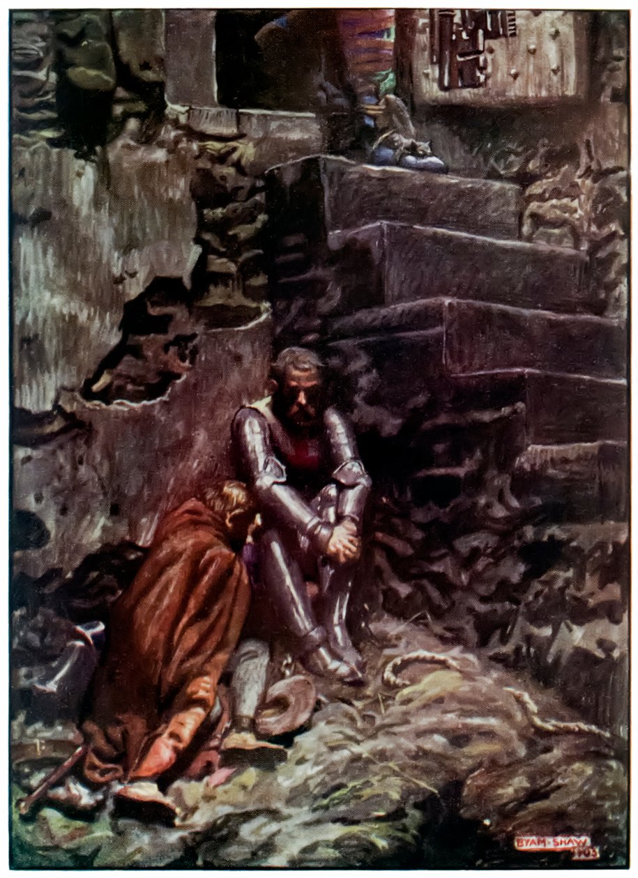 "Christian and Hopeful in Doubting Castle" från "The Pilgrim