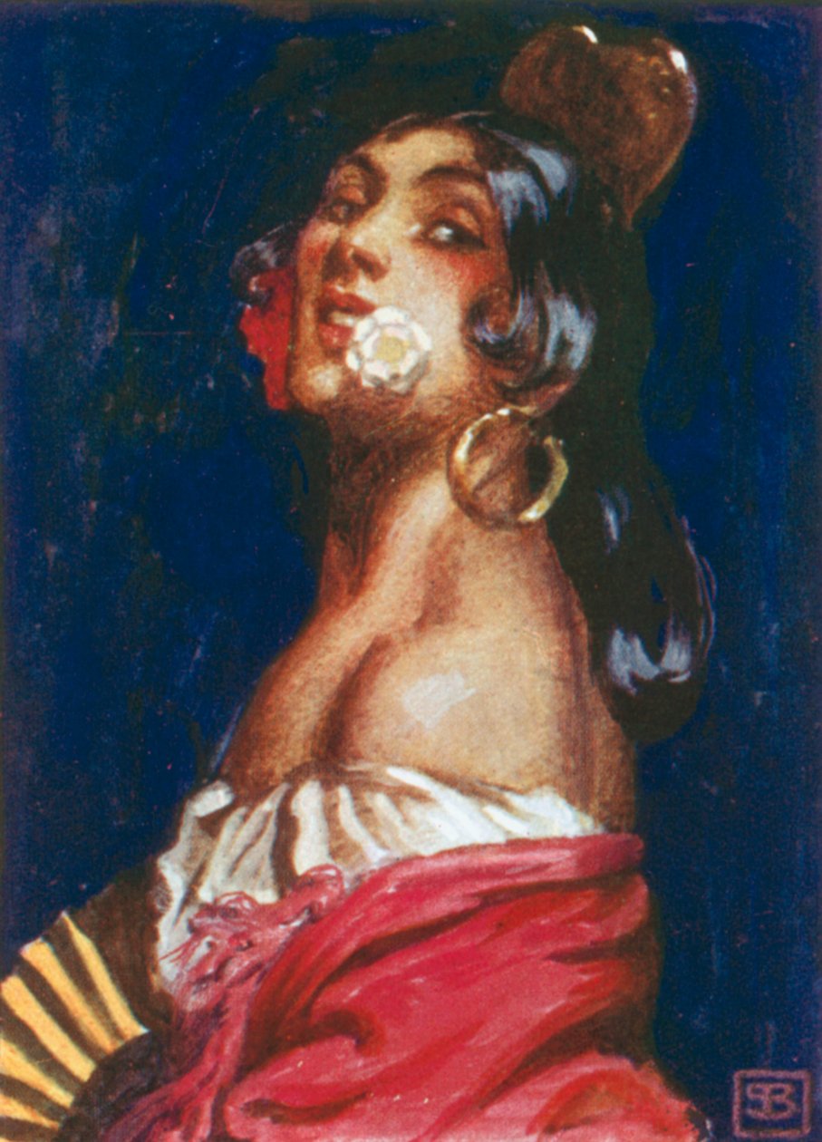 George Bizet, Carmen (färglitografi) av John Byam Liston Shaw