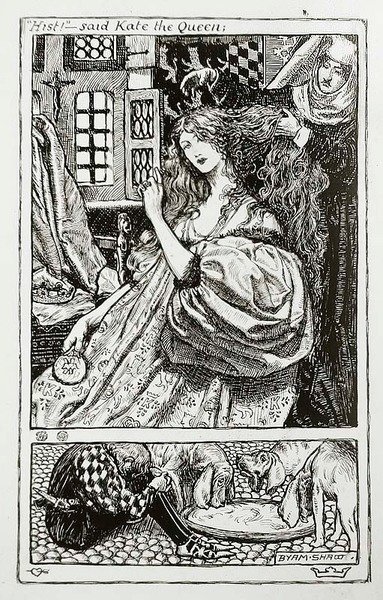 "Hist" - sa Kate Drottningen av John Byam Liston Shaw