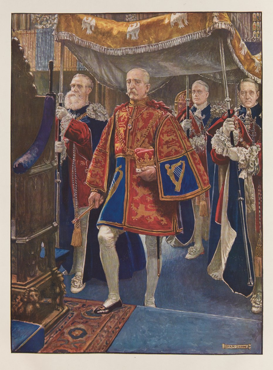 Kung Edward VII kröning av John Byam Liston Shaw