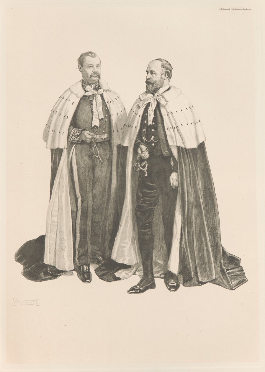 Kung Edward VII kröning av John Byam Liston Shaw
