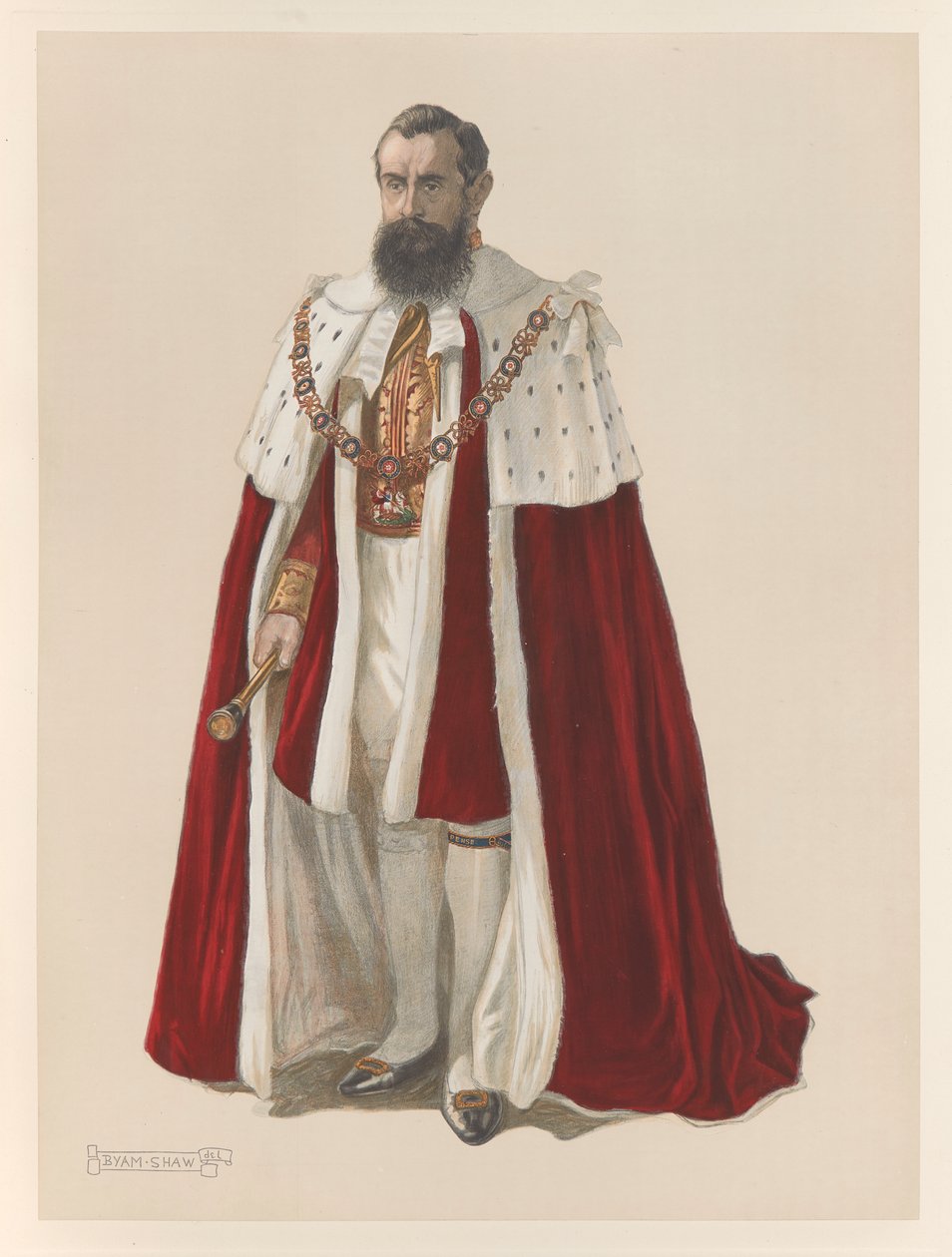 Kung Edward VII kröning av John Byam Liston Shaw