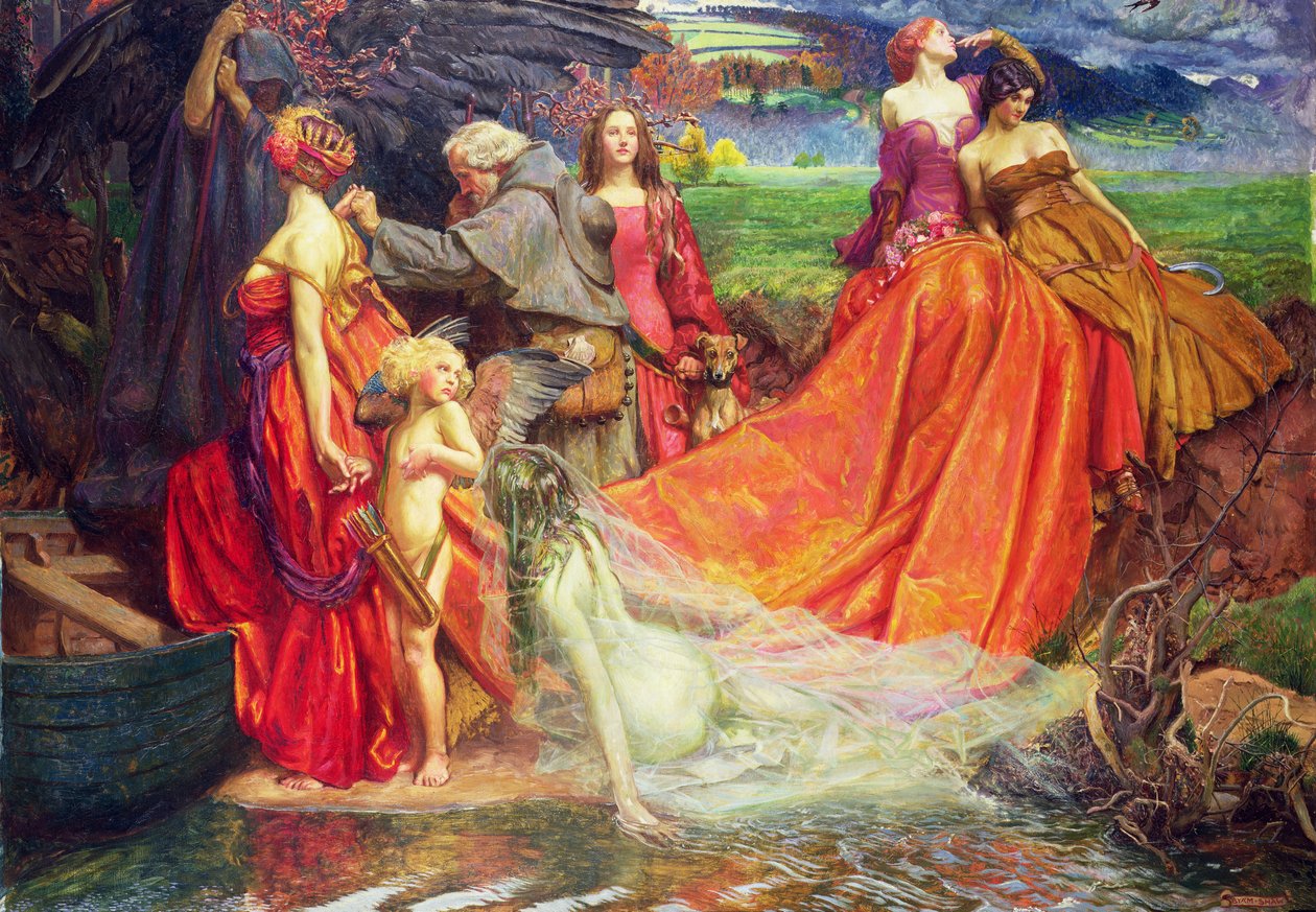Nu är det Pilgrimsårsmässan höstens laddning av John Byam Liston Shaw