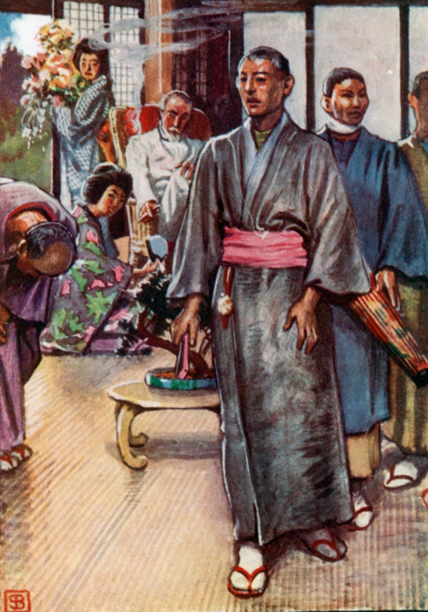 Puccini, Madam Butterfly (färglitografi) av John Byam Liston Shaw