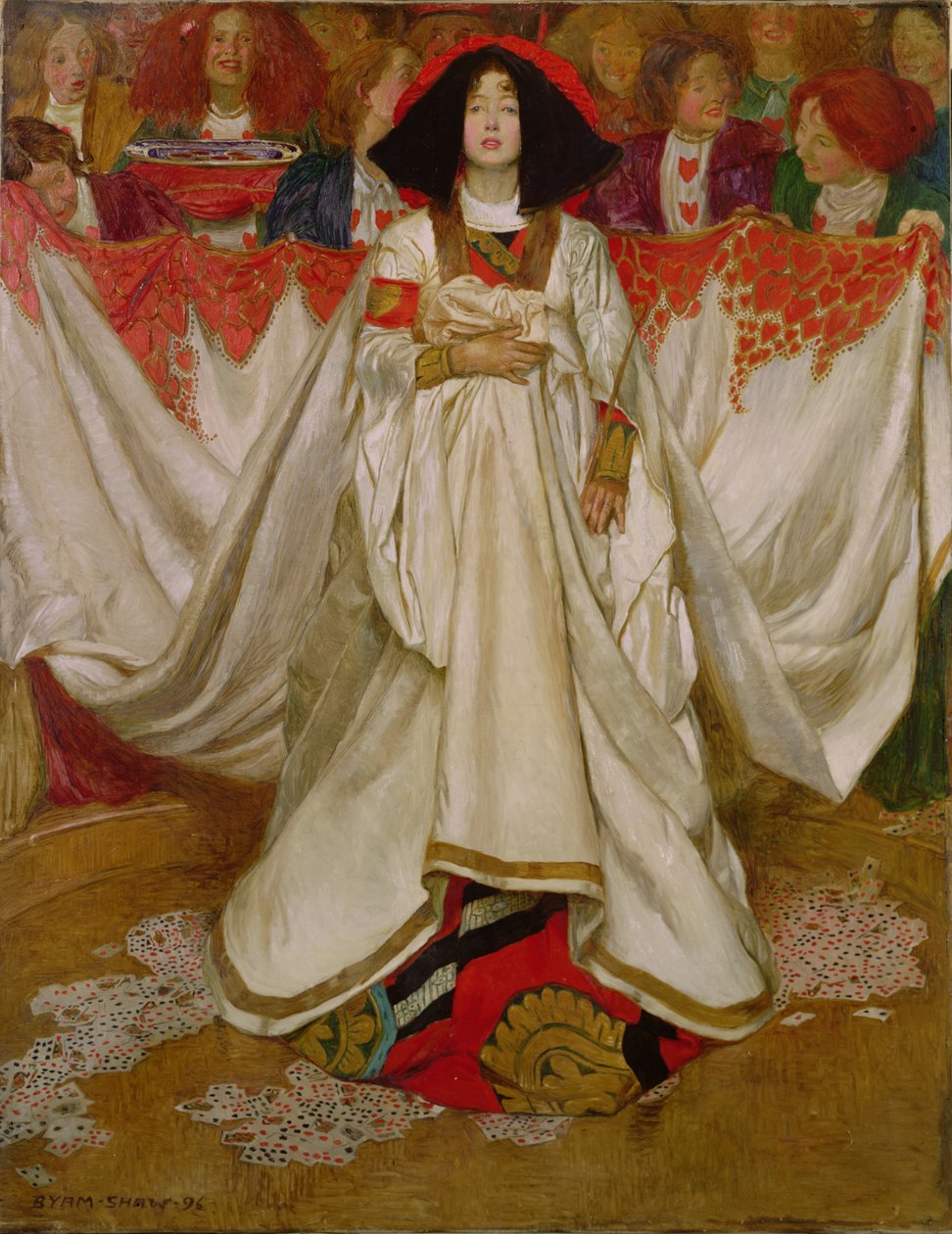 Hjärtadrottning, 1896 av John Byam Liston Shaw