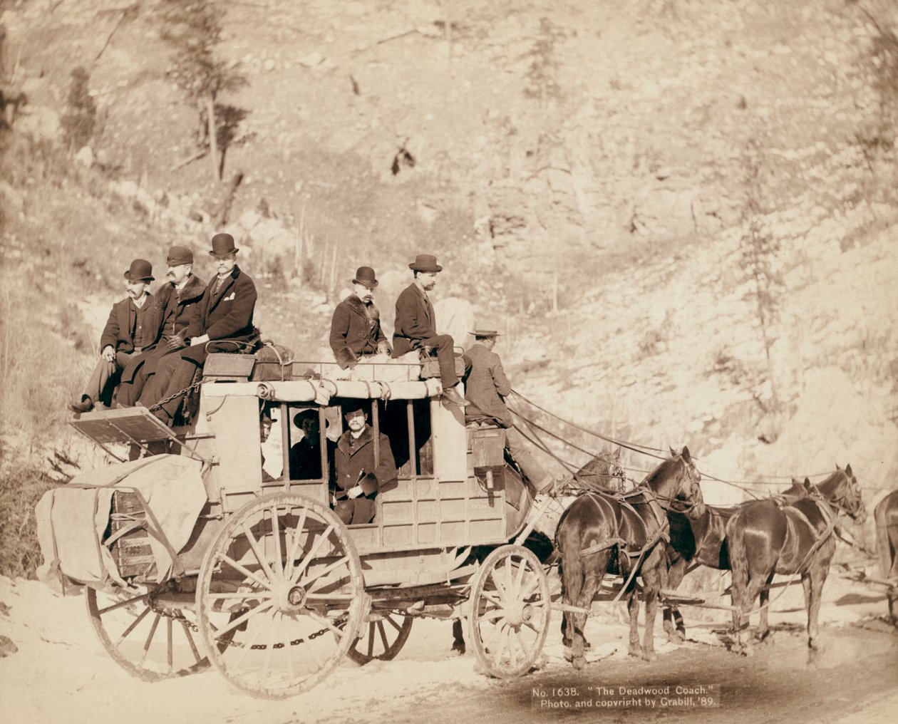 The Deadwood Coach reser i South Dakota av John C. H. Grabill