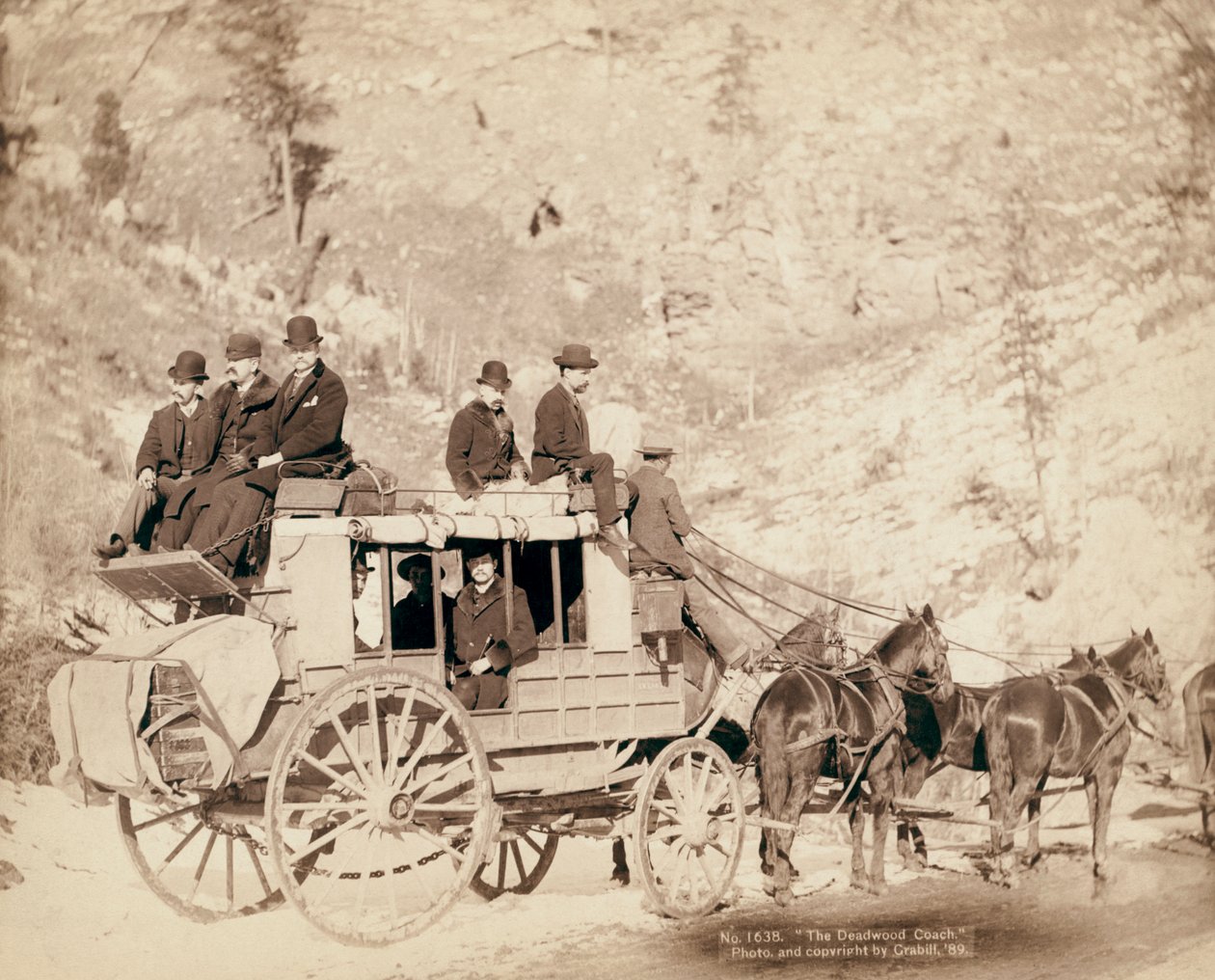 The Old West Deadwood Stagecoach av John C. H. Grabill
