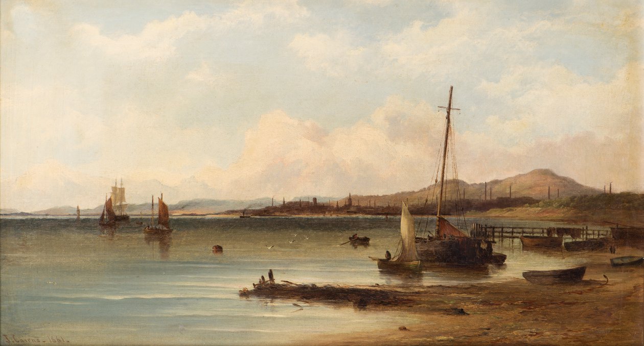 Dundee - vid floden Tay av John Cairns