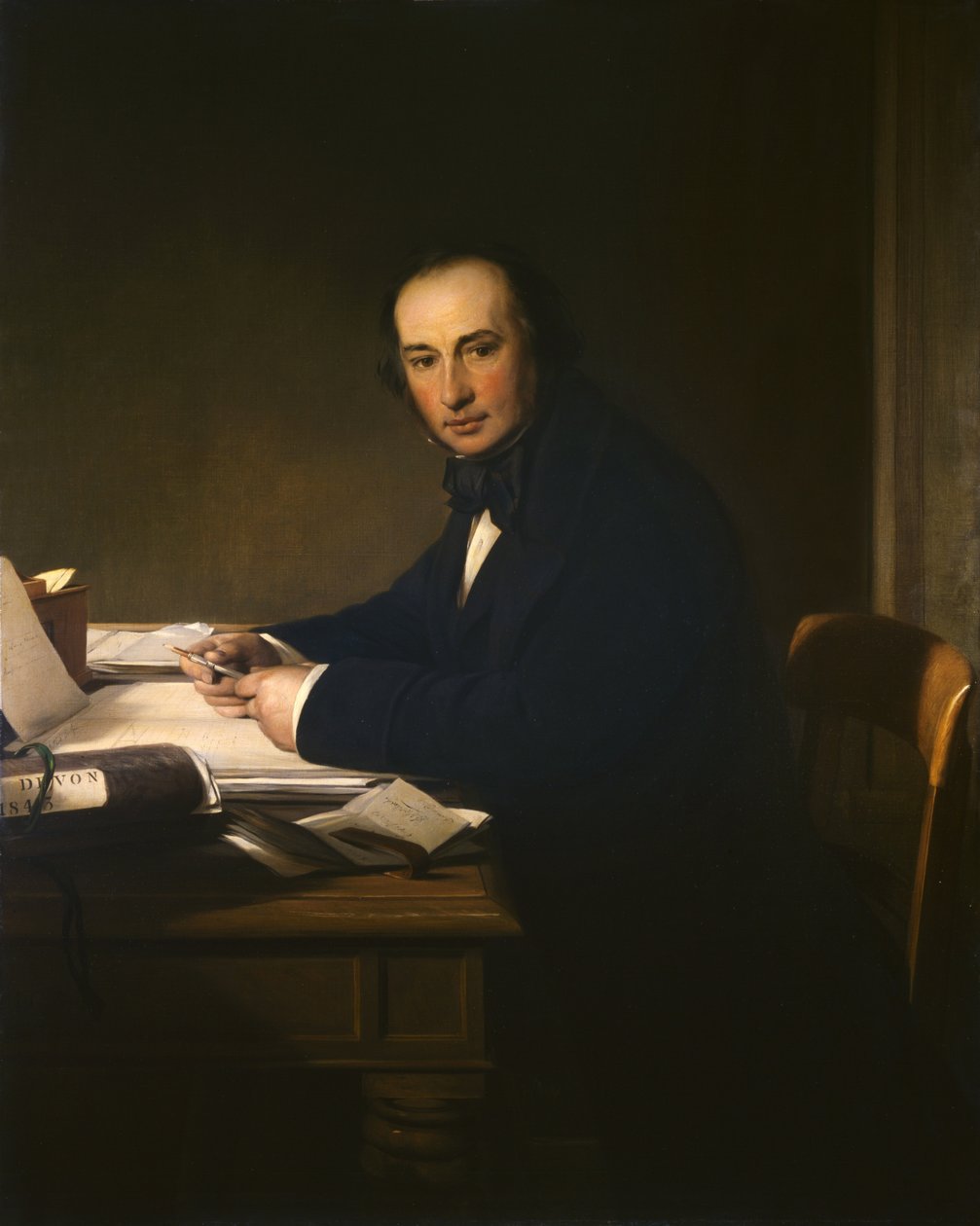 Isambard Kingdom Brunel (1806-59) (olja på duk) av John Callcott Horsley