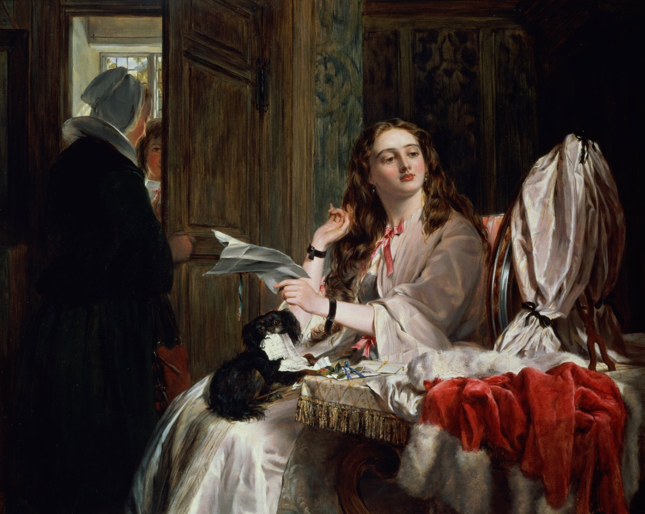 Alla hjärtans morgon, 1863 av John Callcott Horsley