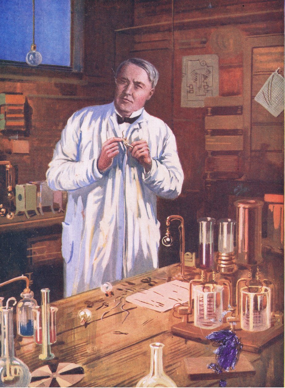Edison: Illustration från "Cassell
