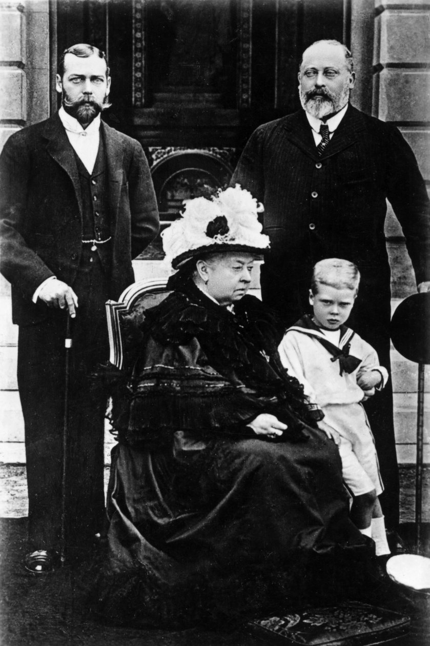 Fyra generationer av viktoriansk royalty, tagna i Osborne House, 5 augusti 1899 av John Chancellor