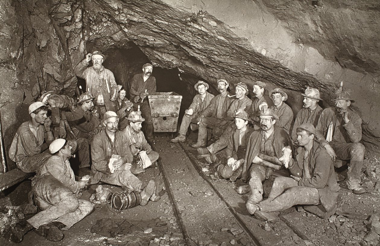 "Croust time", East Pool-gruva, illustration från 