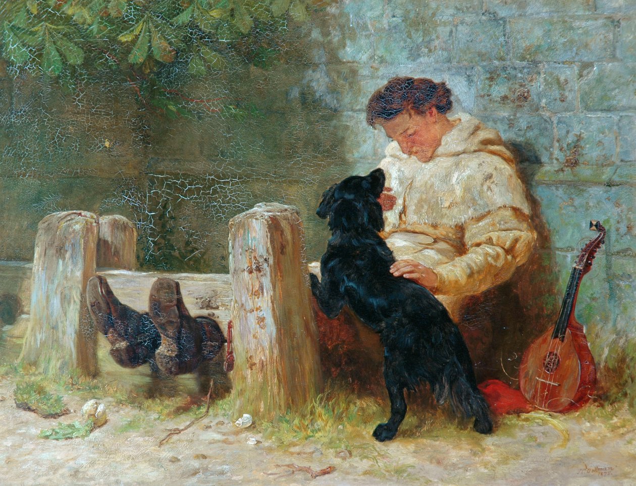 Hans enda vän, 1875 av John Charles Dollman