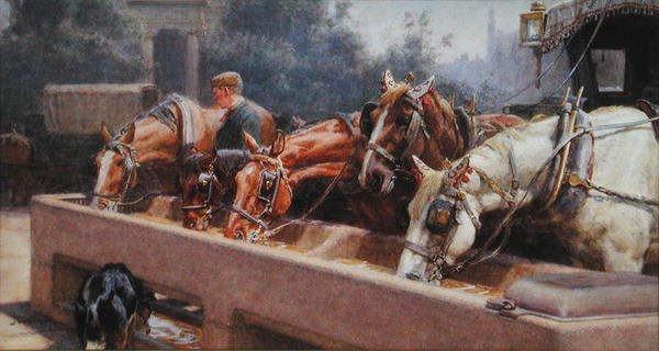 Pro Bono Publico (akvarell på papper) av John Charles Dollman