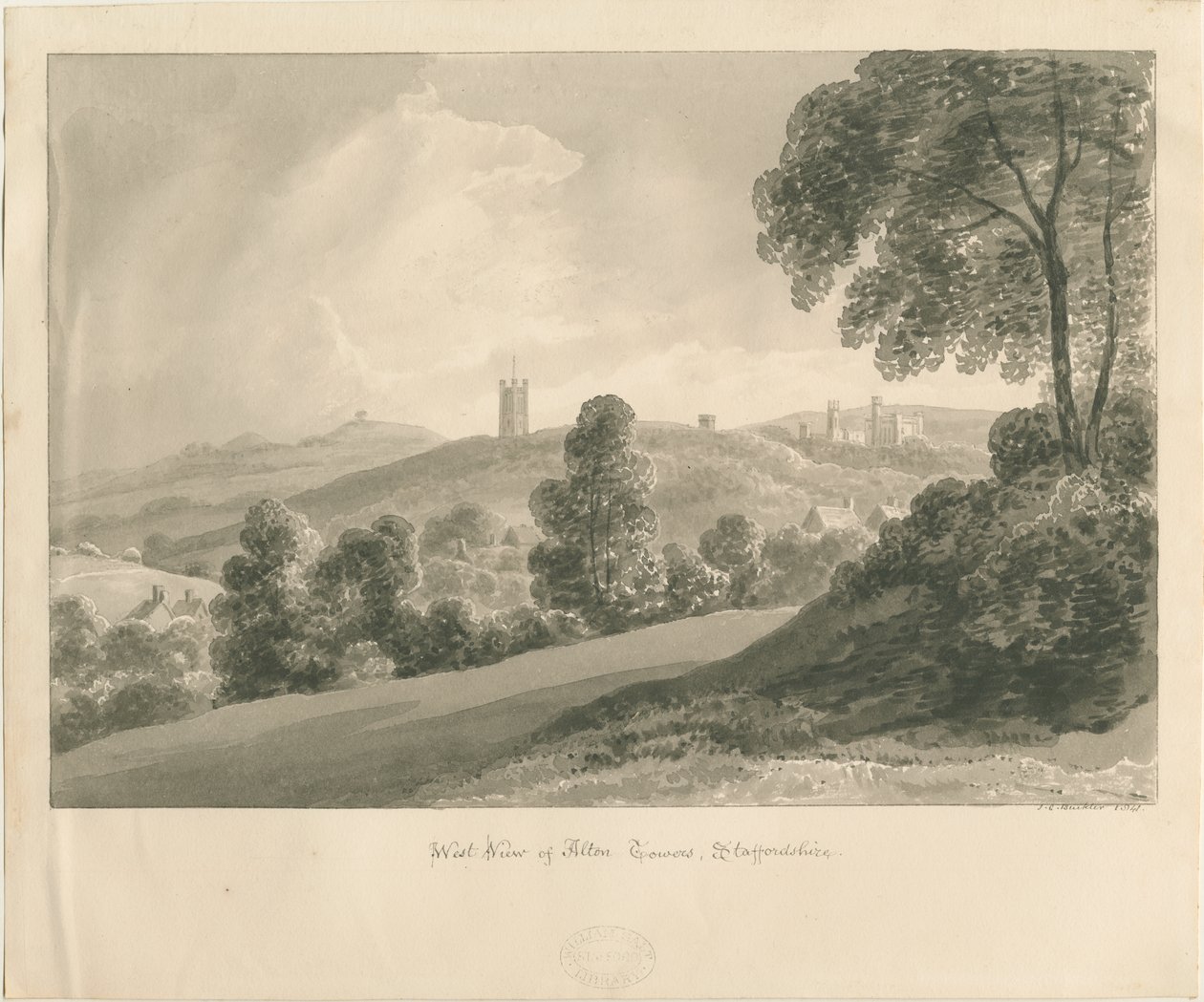 Alton "Abbey" av John Chessell Buckler