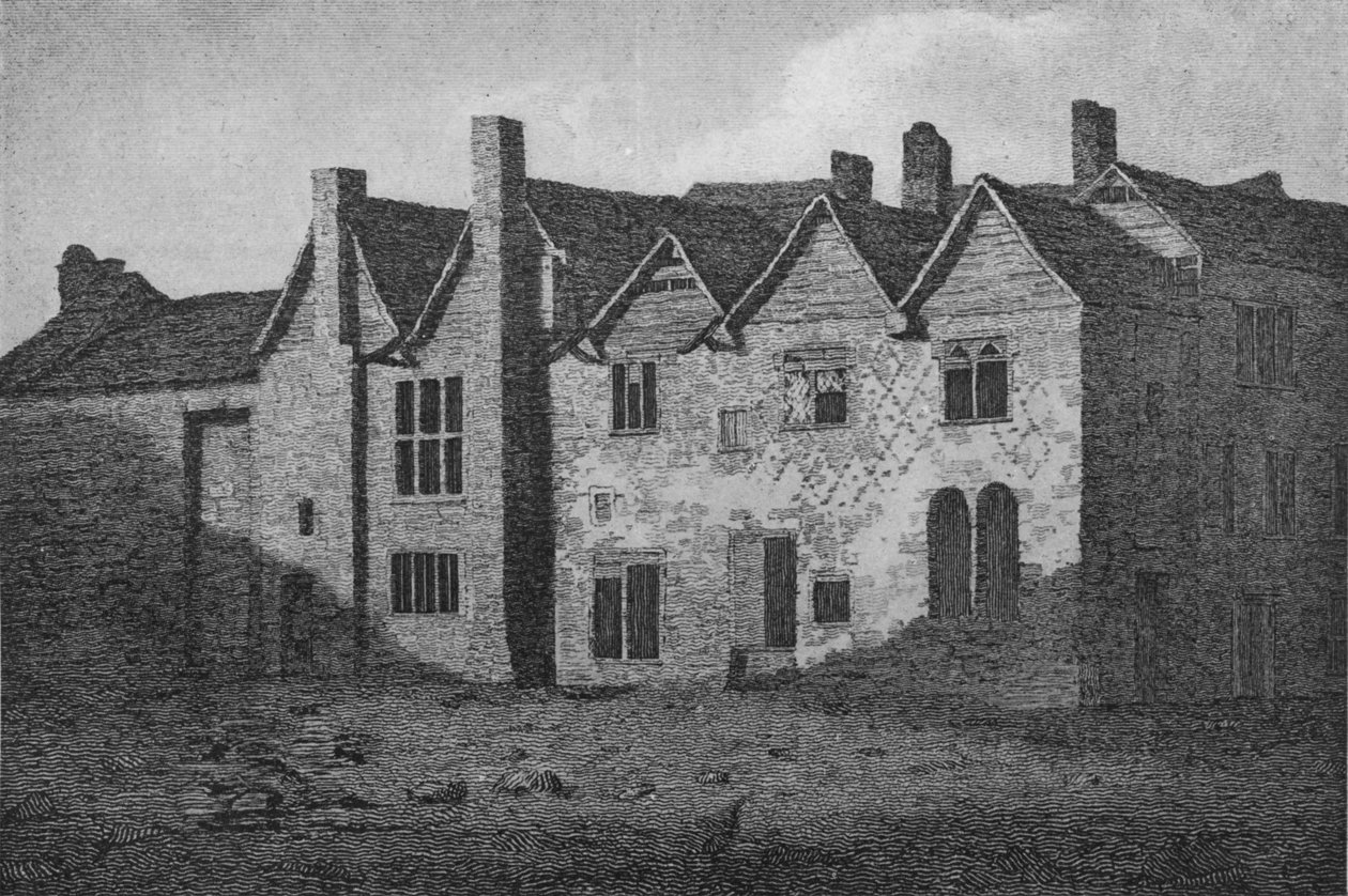 Bermondsey Abbey, 1800-talet 1906 av John Chessell Buckler