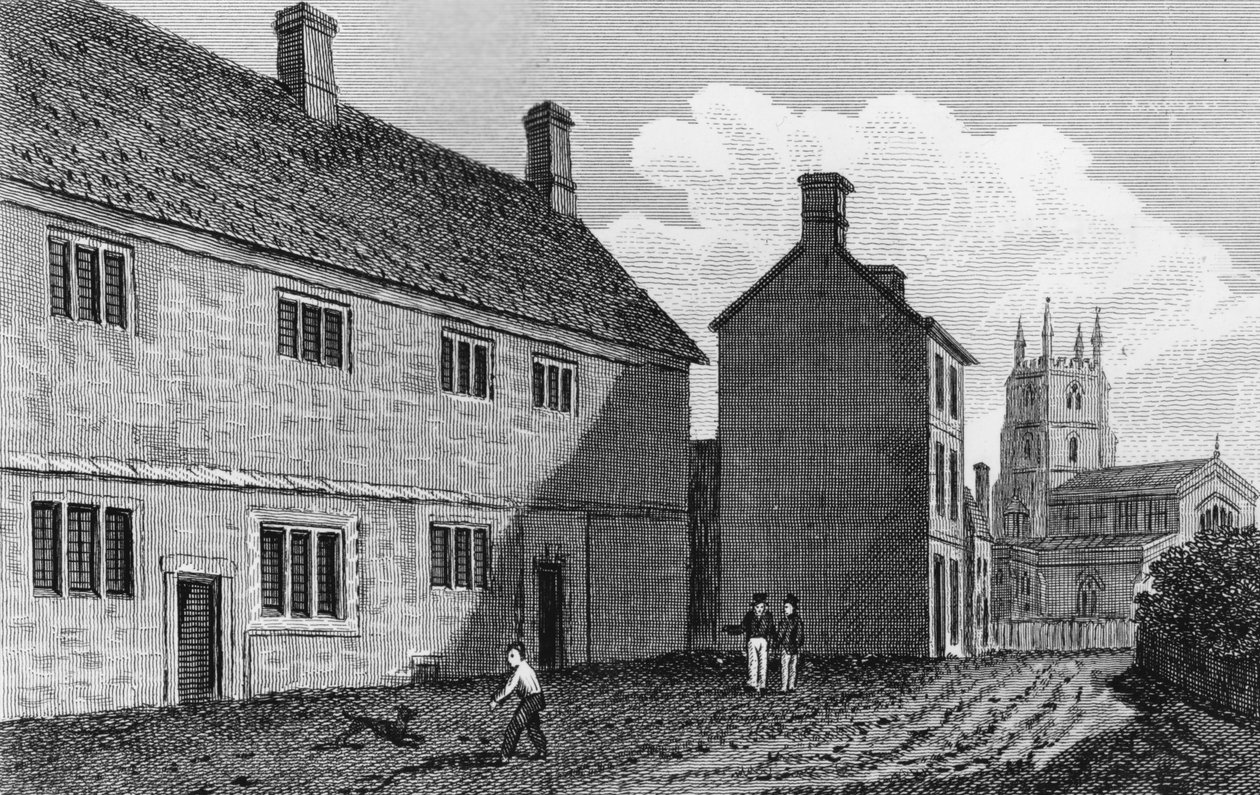 Grammar School i Chipping Norton, Oxfordshire av John Chessell Buckler