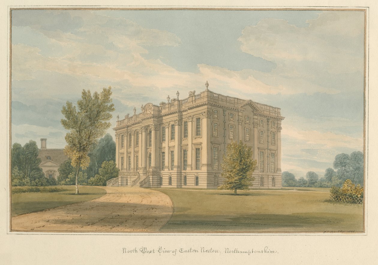 Northamptonshire - Easton Nest, 1824 av John Chessell Buckler