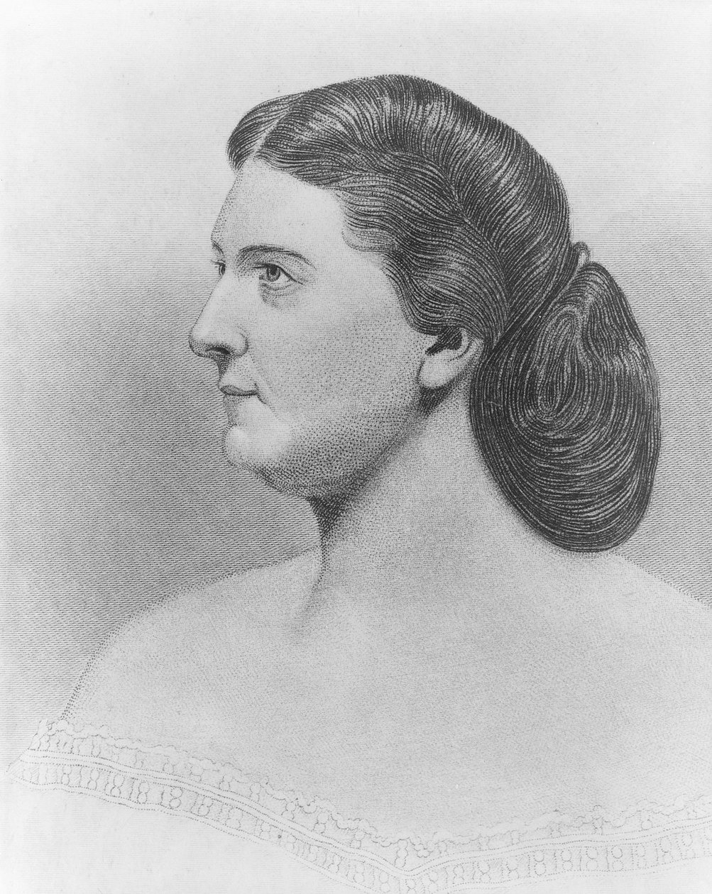 Harriet Lane, ca 1860 av John Chester Buttre