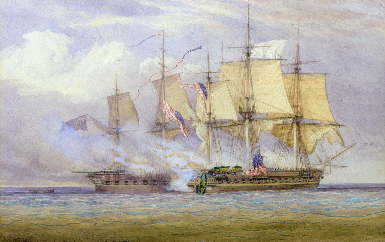 Segerögonblicket mellan HMS 