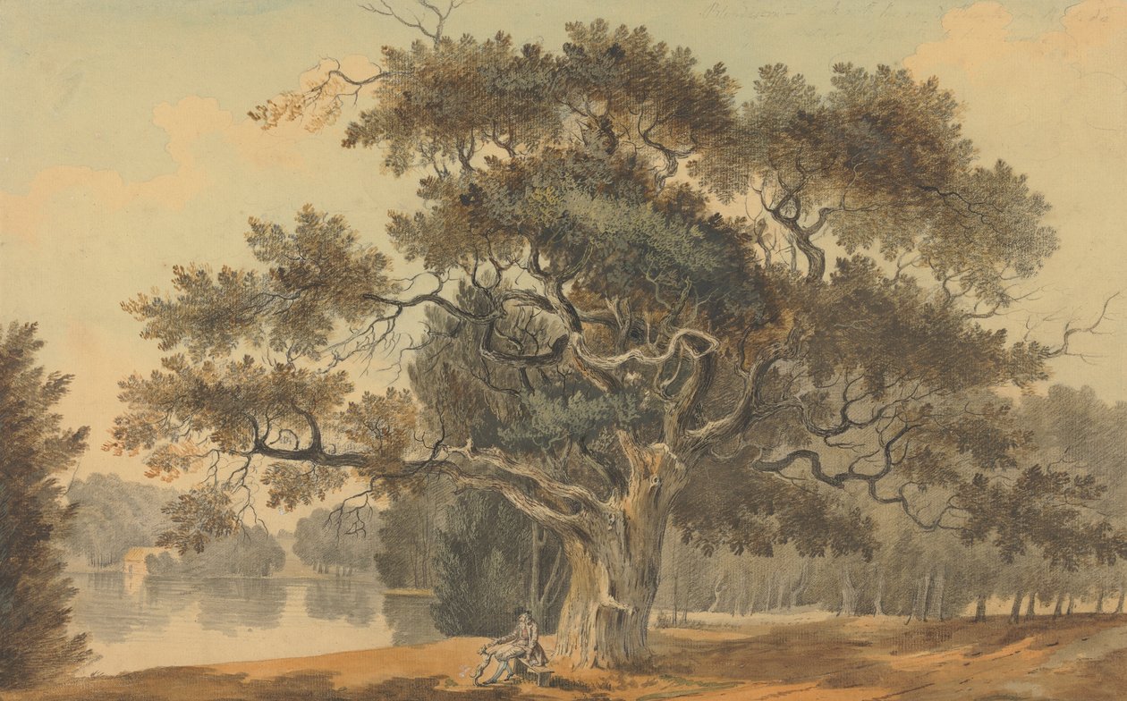 Blundeston nära Lowestoft, Sussex av John Claude Nattes