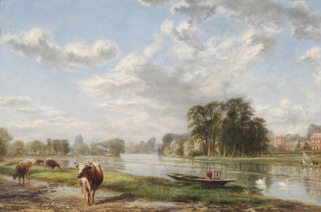 Orleans House, Twickenham, ca 1825 av John Cleghorn