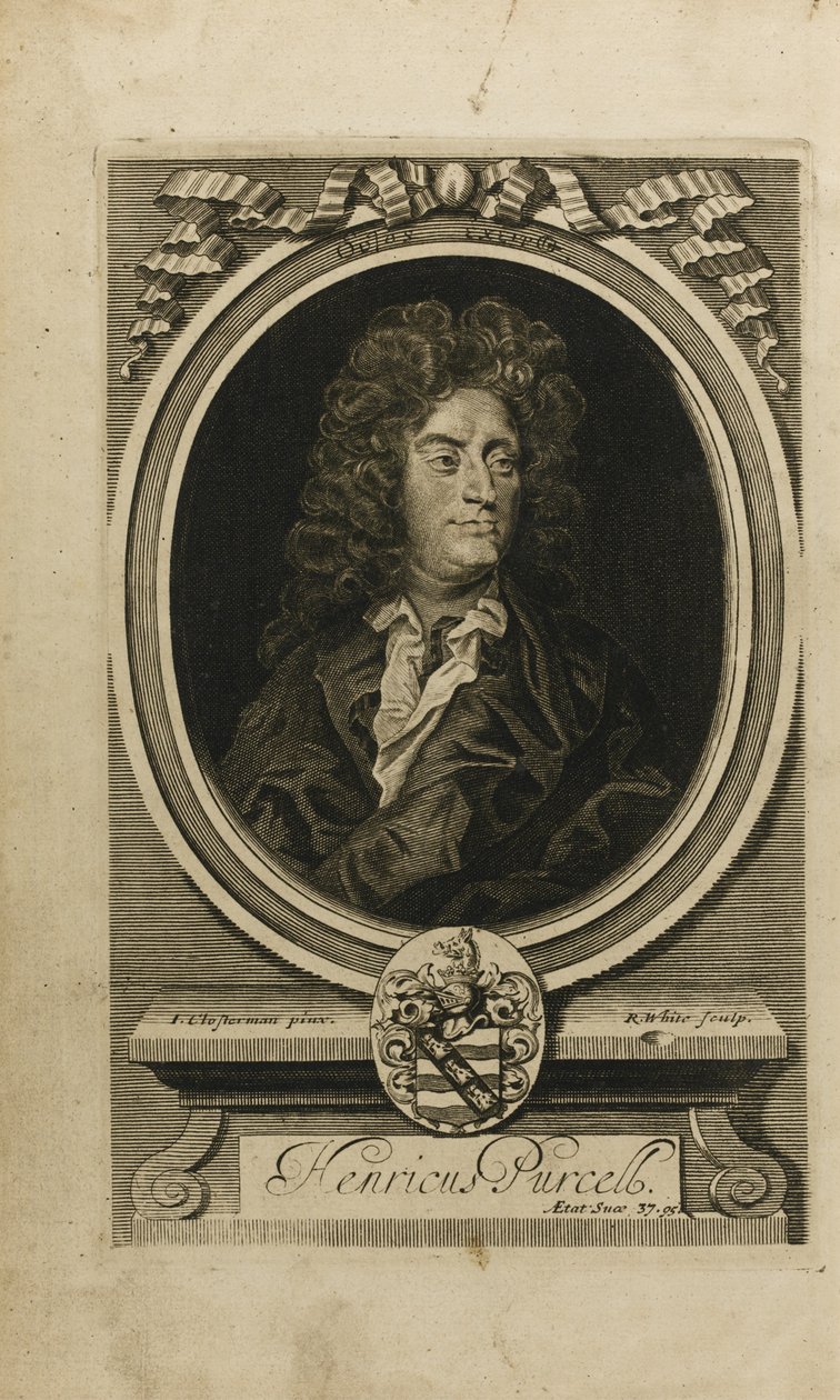 Porträtt av kompositören Henry Purcell 1659-1695, 1702 av John Closterman