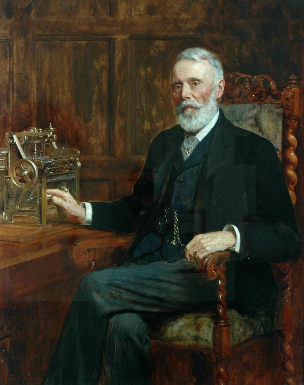 Samuel Cunliffe Lister (baron Masham of Swinton), 1901 av John Collier