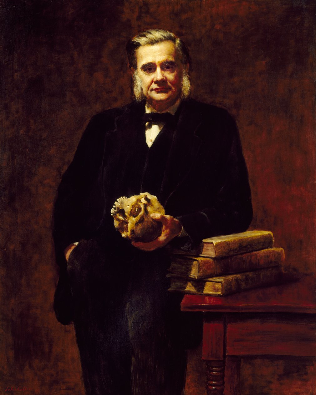 Thomas Huxley (1825-95) 1883 (olja på duk) av John Collier
