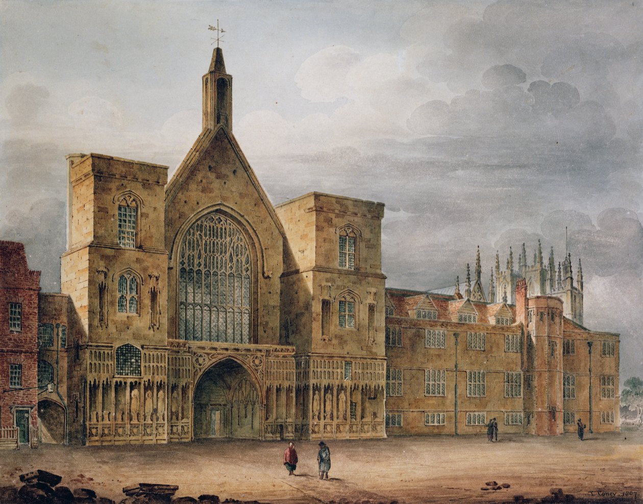 Ingången till Westminster Hall, 1807 av John Coney