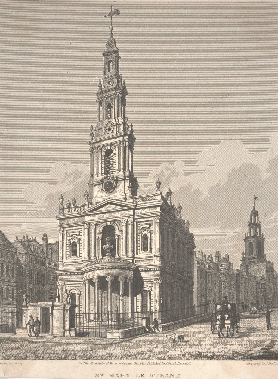 St Mary Le Strand av John Coney