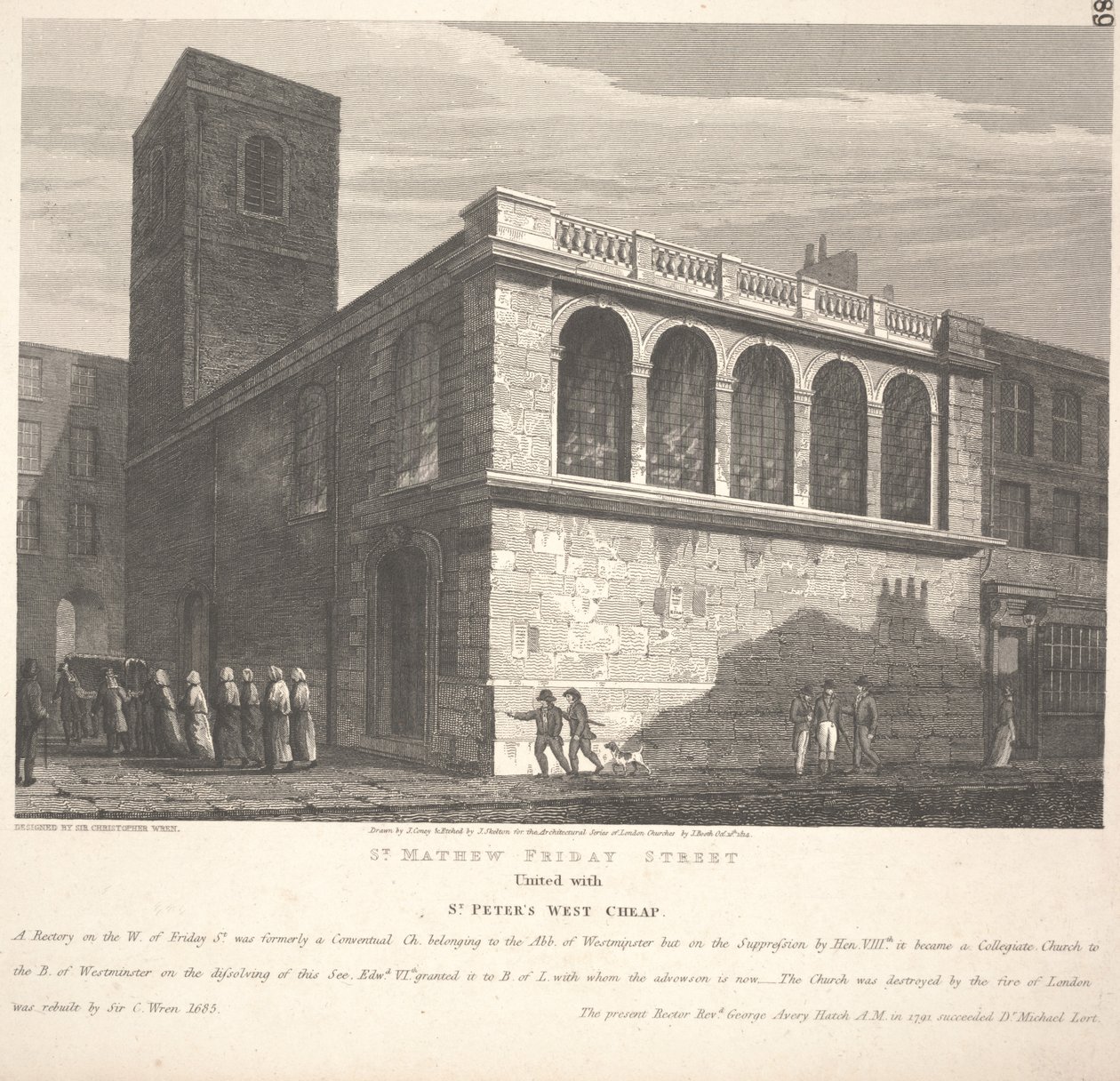 St Matthew Friday Street av John Coney
