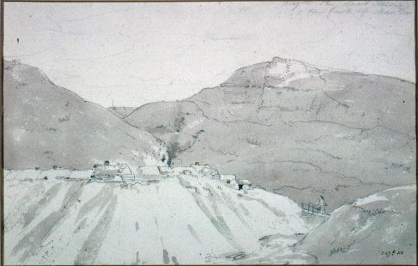 En blygruva vid foten av Mam Tor av John Constable