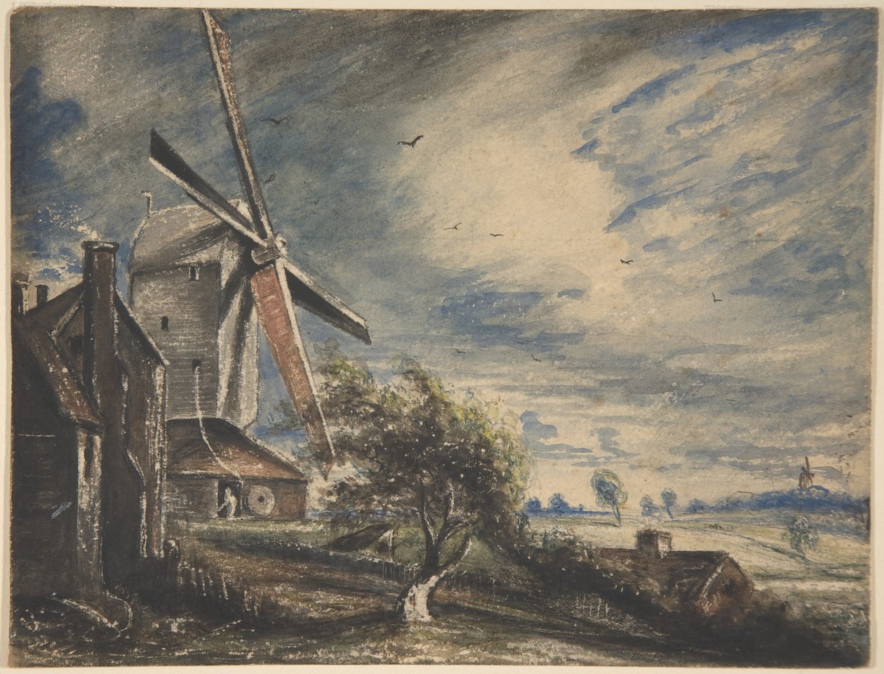En kvarn nära Colchester av John Constable