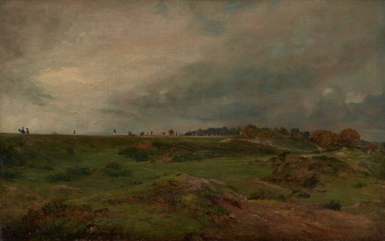 En väg genom Hampstead Heath av John Constable