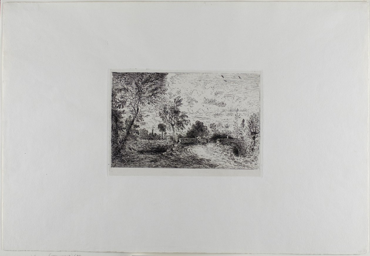 En gammal bro i Salisbury av John Constable