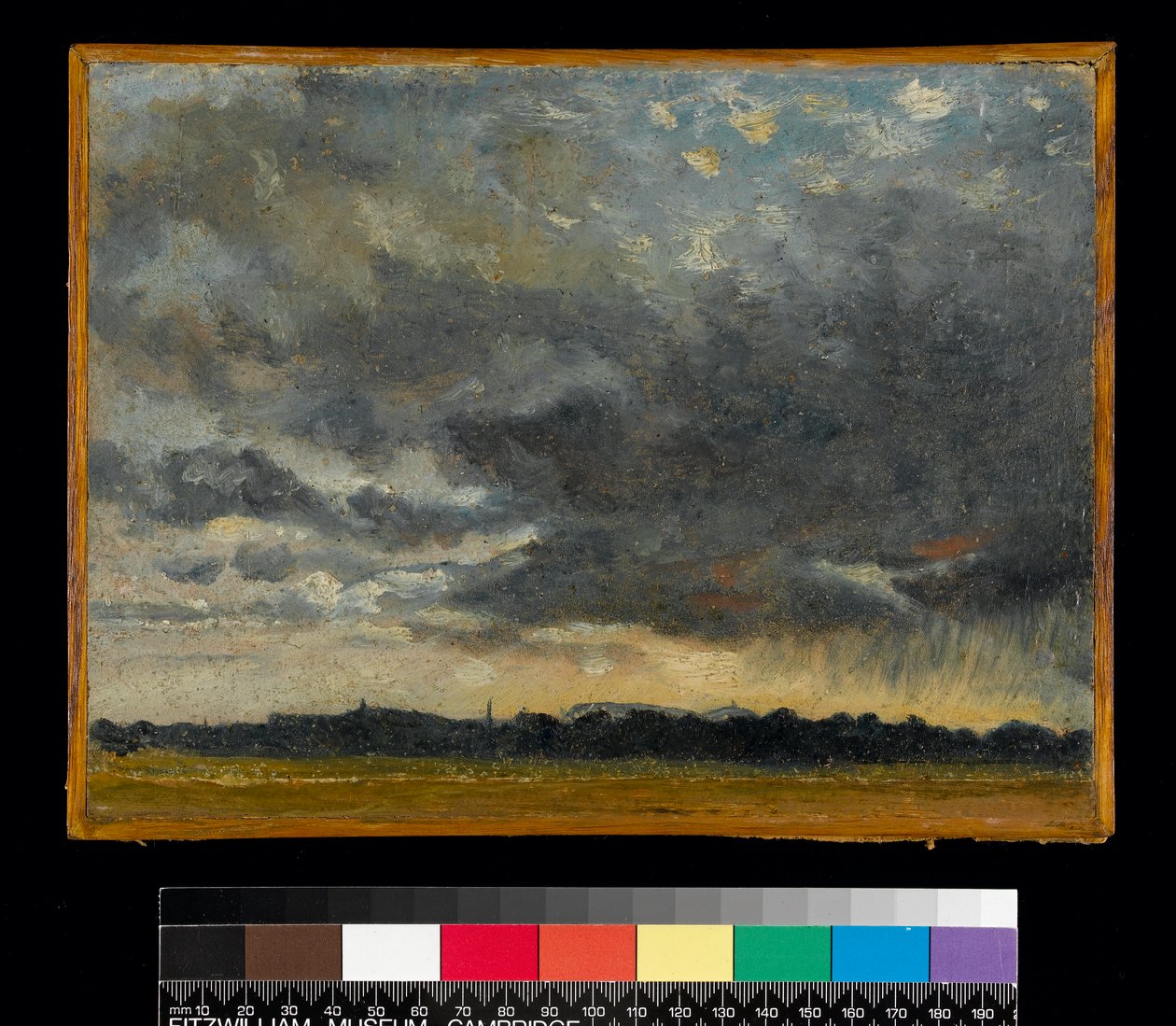 Vid Hampstead, med utsikt mot Harrow, före 1837 av John Constable