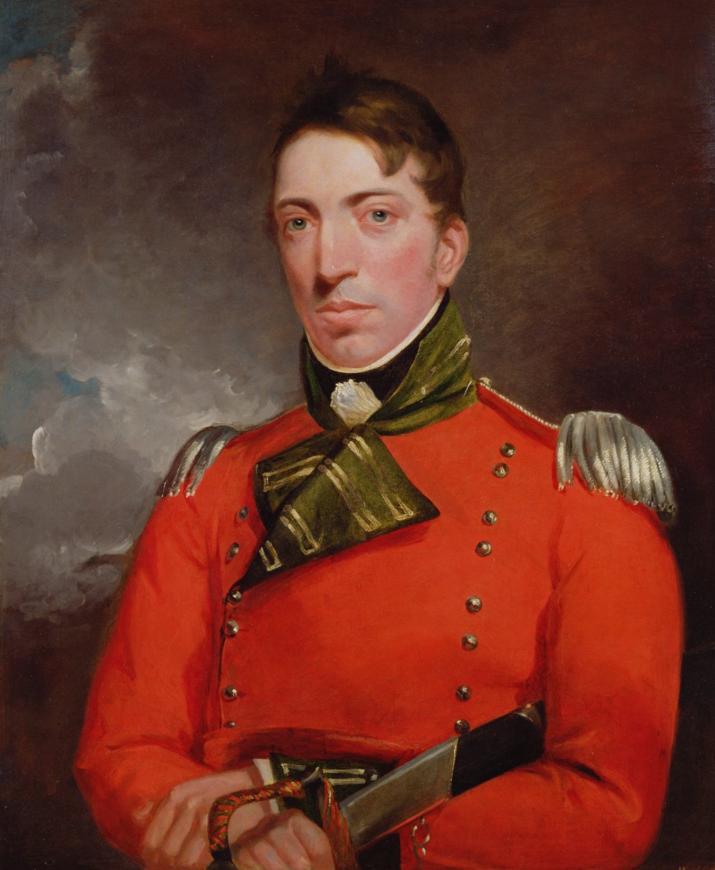 Kapten Richard Gubbins, ca 1804-05 (olja på duk) av John Constable