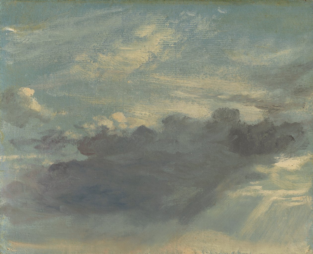 Molnstudie, ca 1821-22 av John Constable